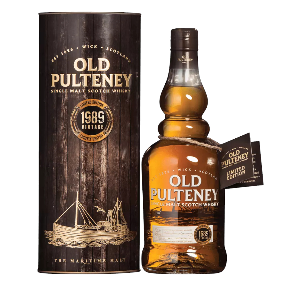 Whisky Old Pulteney 1989 46% 700 ml tuba