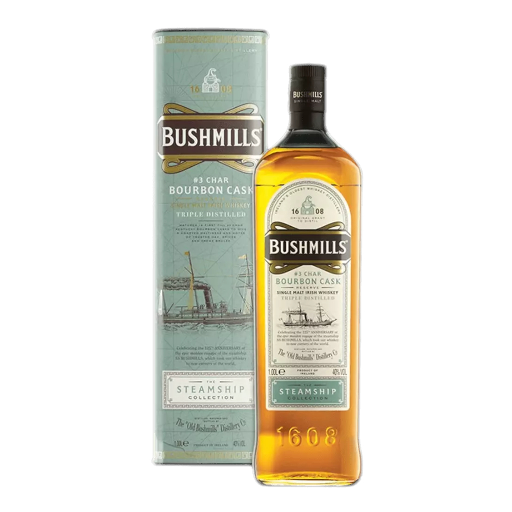 Whisky Bushmills Steamship Bourbon SM 40% 1000 ml kartonik
