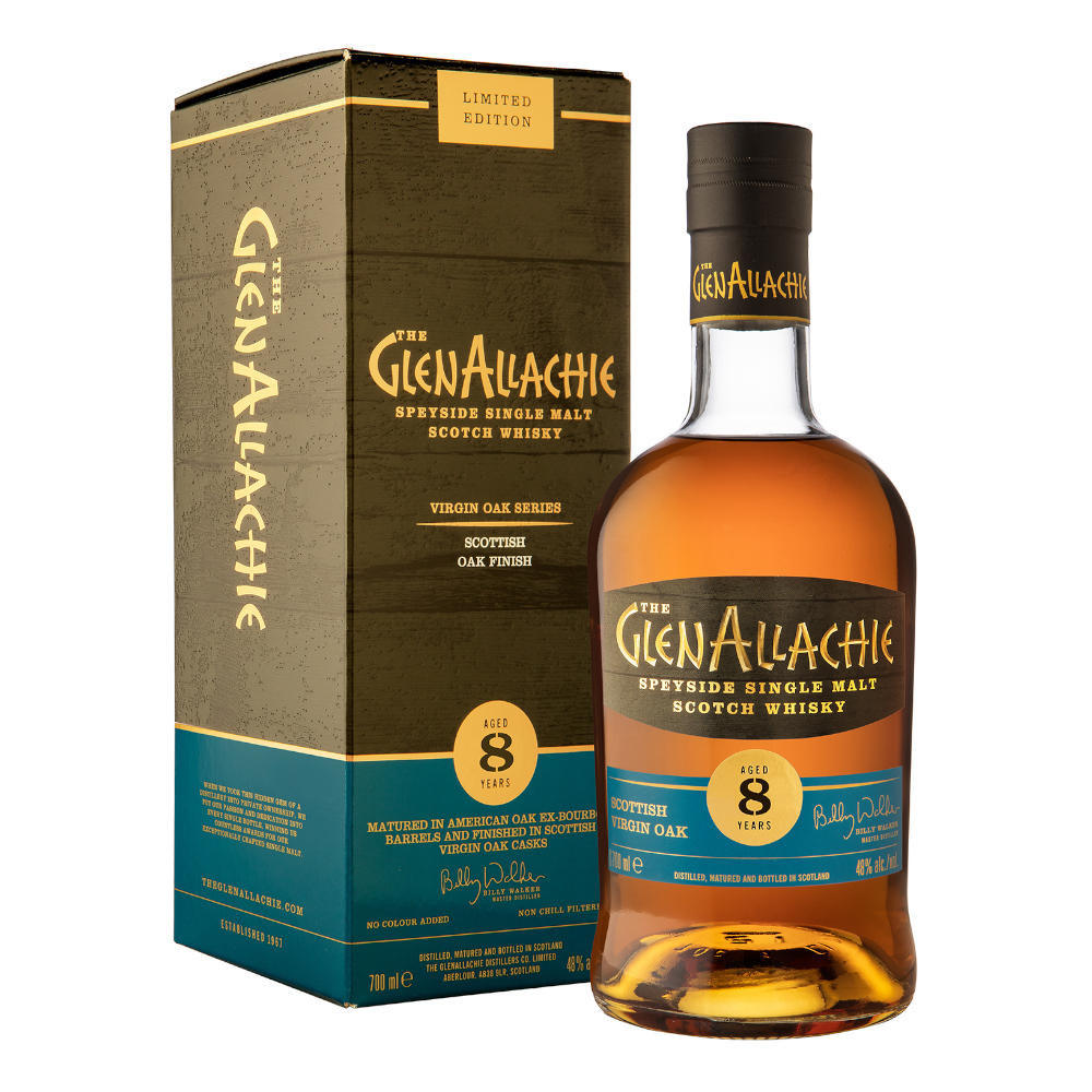 Whisky Glenallachie 8 YO Scottish Oak 48% 700 ml kartonik