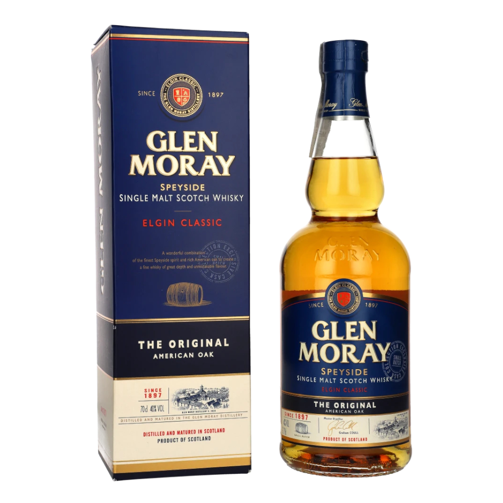 Whisky Glen Moray Original American Oak 40% 700 ml kartonik