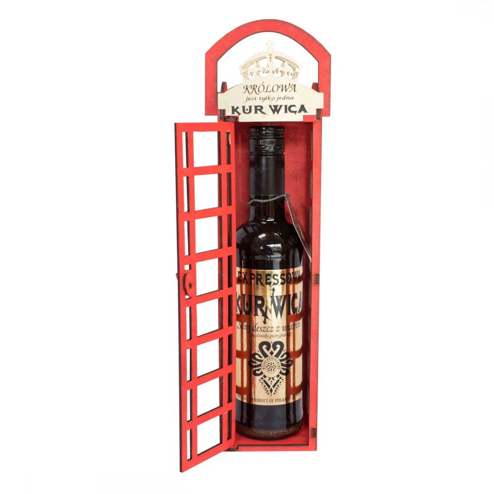 Likier Expressowa Kurnwica Budka telefoniczna 27% 500 ml