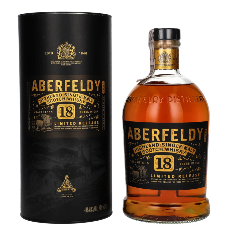 Whisky Aberfeldy 18 YO 40%  1000 ml kartonik