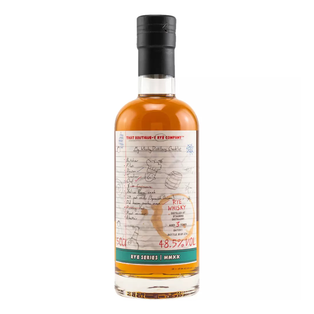 Whisky Rye Stauning 3 YO Batch 1 48,5%  500 ml
