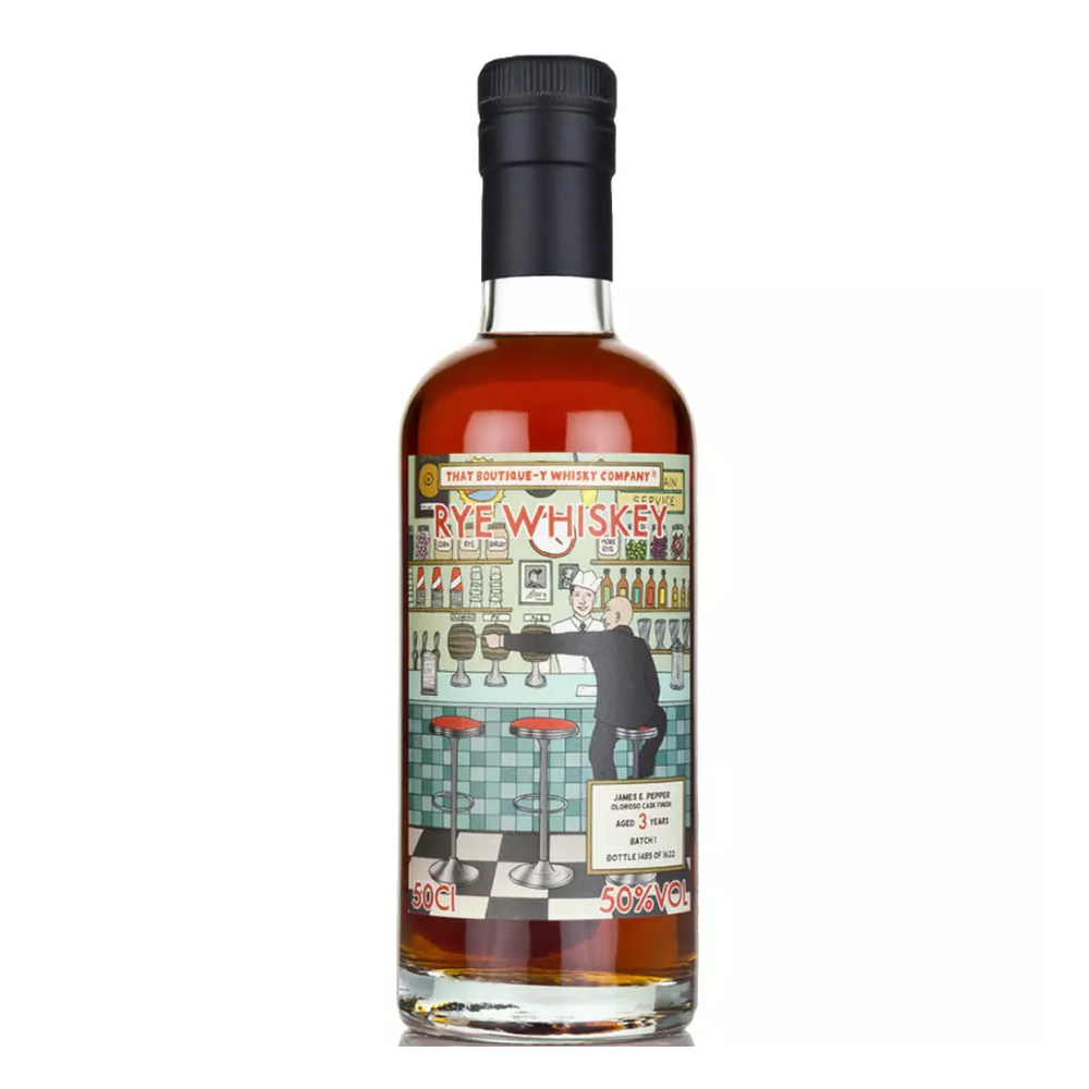 Whisky James E. Pepper 3 YO Batch 1 50% 500 ml