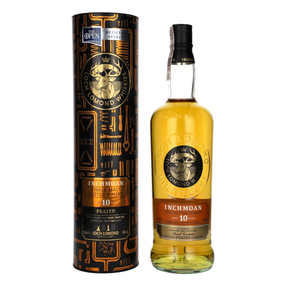 Whisky Inchmoan 10 YO Peated 46% 1000 ml Tuba