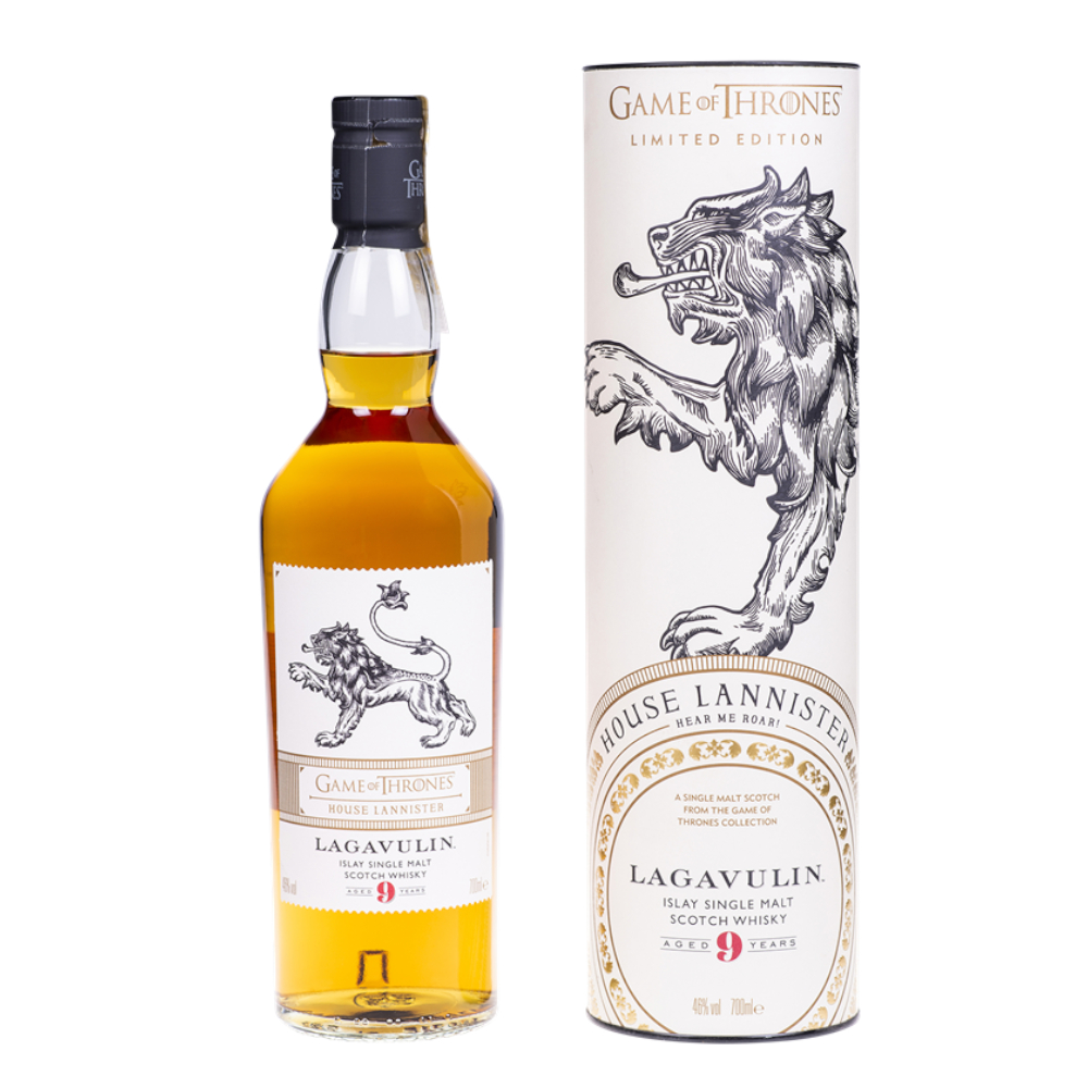 Whisky Lagavulin 9 YO Game of Thrones Lannister 46% 700 ml tuba