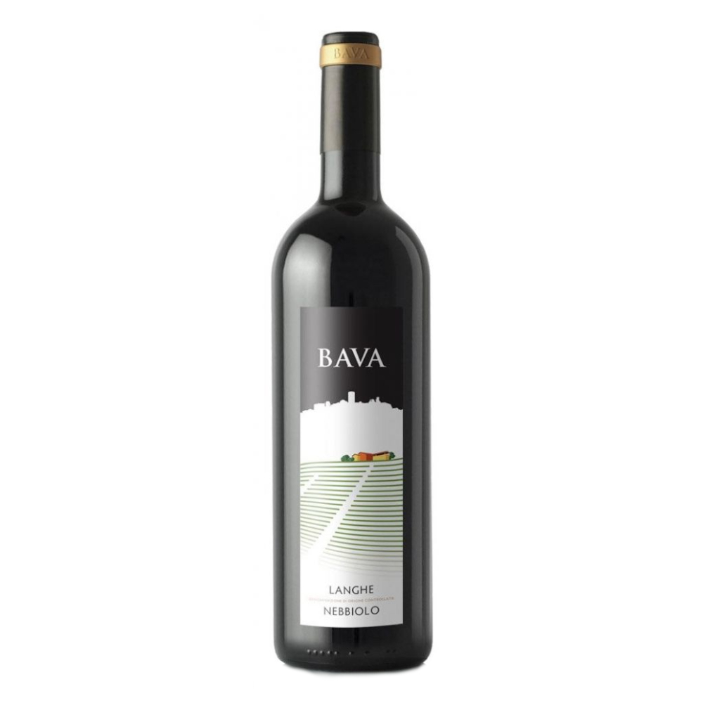 Wino Bava Langhe nebbiolo 2021 DOC 13,5% czerwone wytrawne 750 ml
