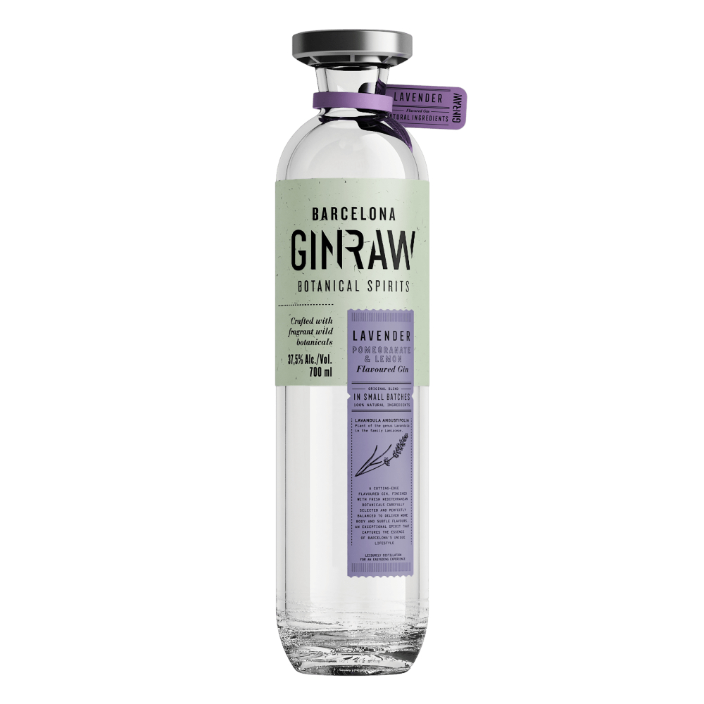 Gin Ginraw Lavanda 37,5% 700 ml