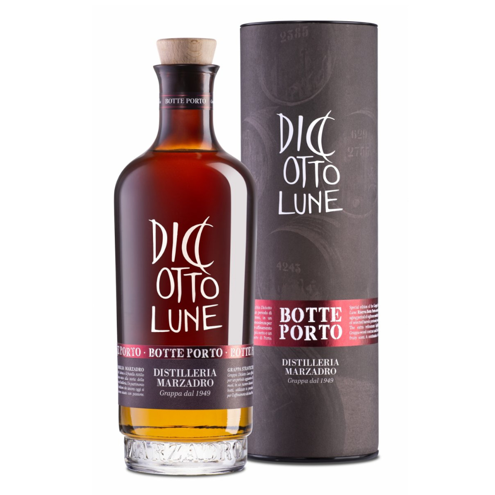 Grappa Le Diciotto Lune Riserva Porto 42% 700 ml tuba