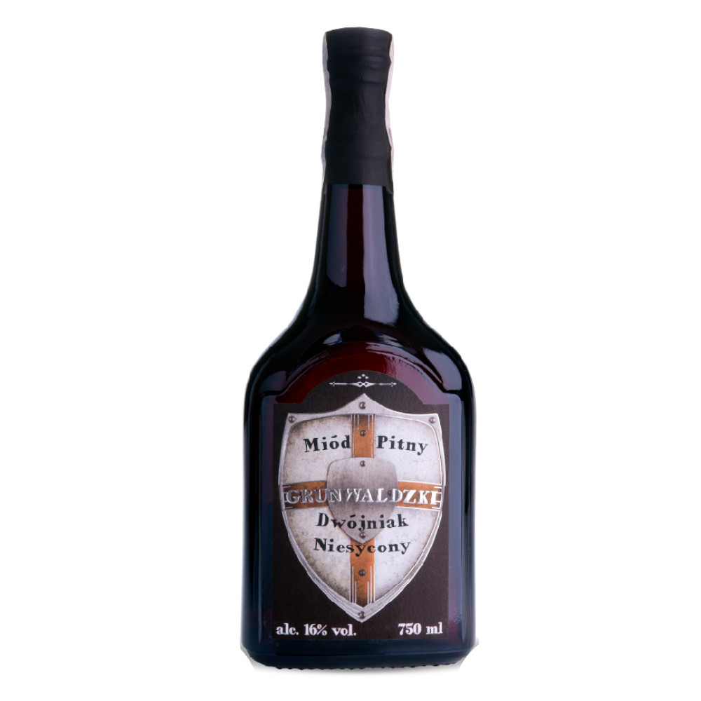 Miód Pitny Mazurskie Miody Dwójniak Grunwaldzki 16% 750 ml