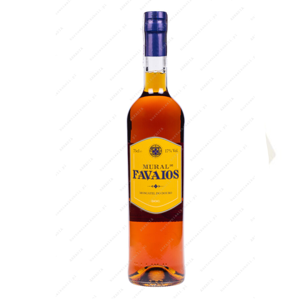 Wino Moscatel Mural De Favaios 17% białe słodkie 750 ml