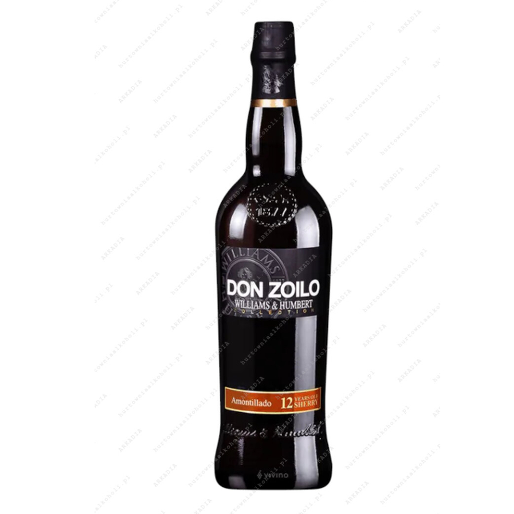 Wino Sherry W&H Don Zoilo 12 YO Amontillado 19% białe słodkie 750 ml