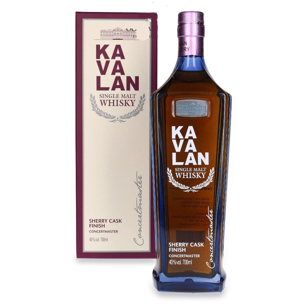 Whisky Kavalan Concertmaster Sherry C. 40% 700 ml kartonik