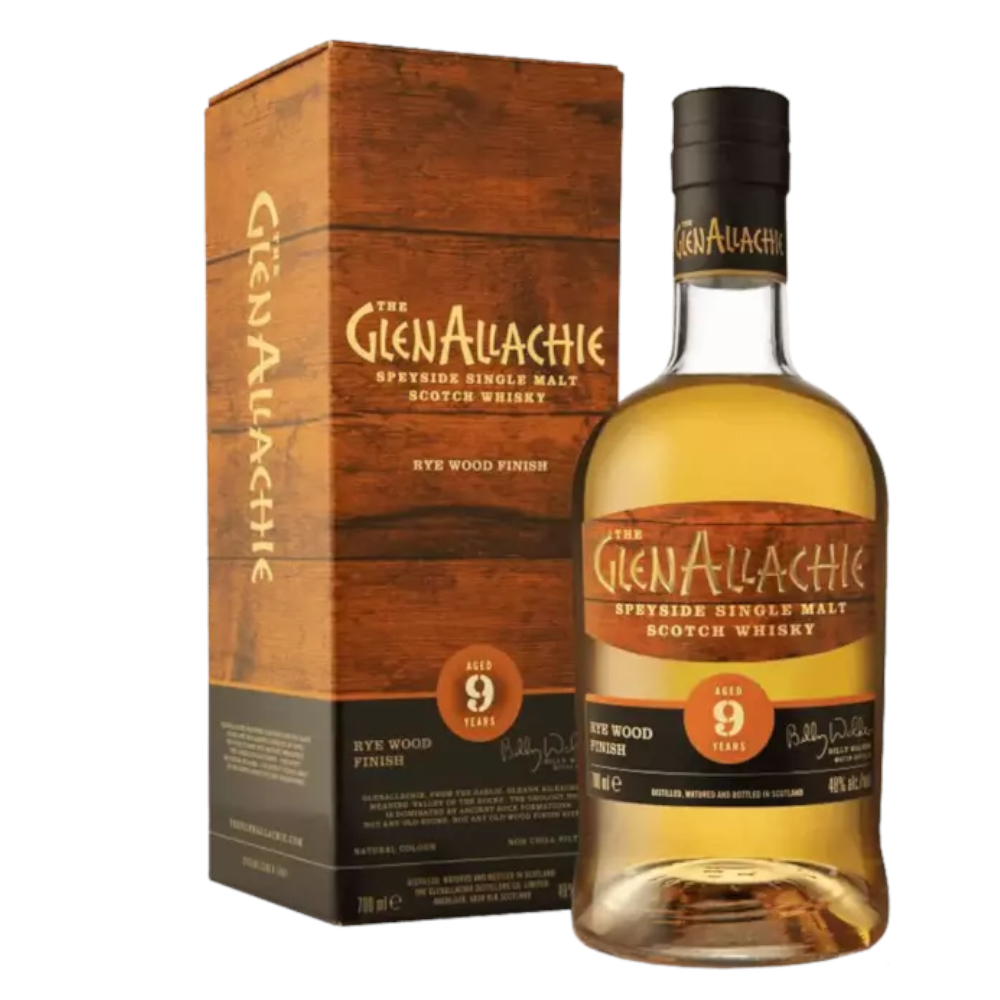 Whisky Glenallachie 9 YO Rye Wood Finish 48% 700 ml kartonik