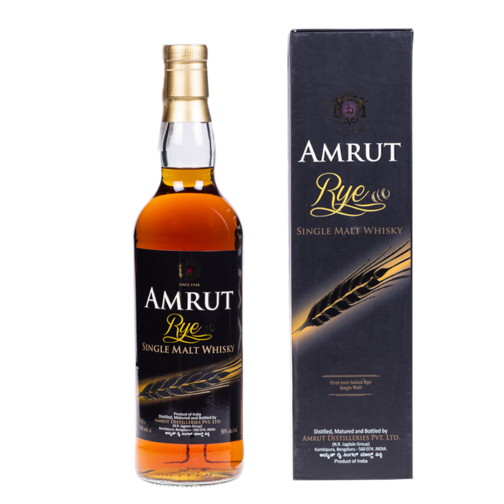 Whisky Amrut Rye  50% 700 ml kartonik