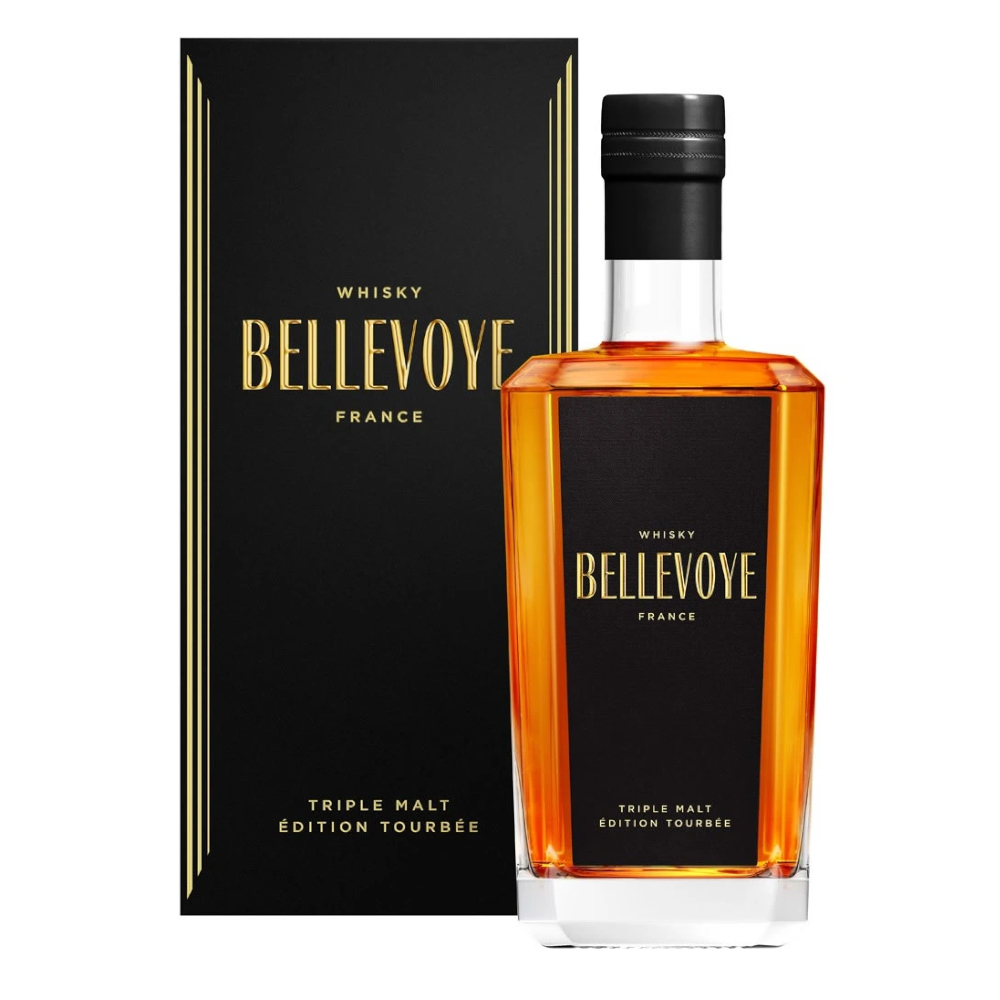Whisky Bellevoye Noir Peated 43% 700 ml kartonik