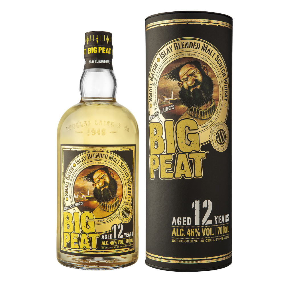 Whisky Big Peat 12 YO 46% 700 ml Tuba