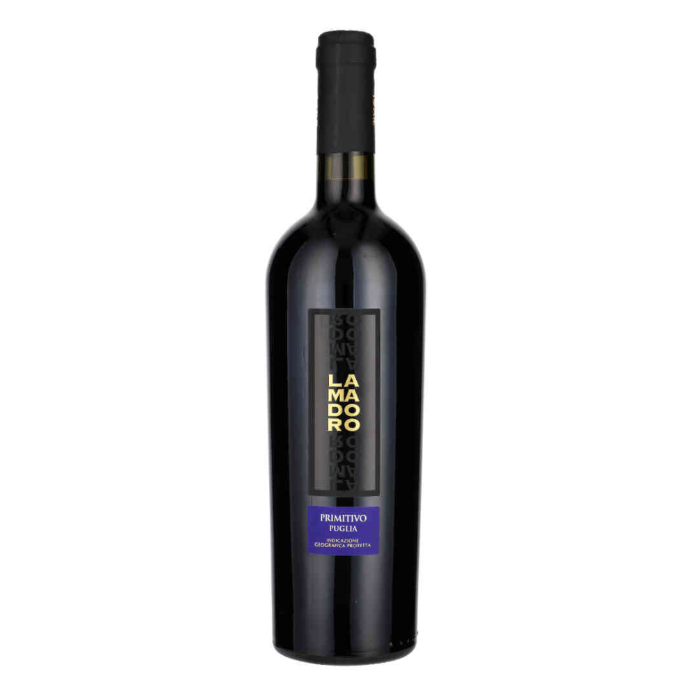 Wino Lamadoro Primitivo IGP Puglia 12% czerwone wytrawne 750 ml
