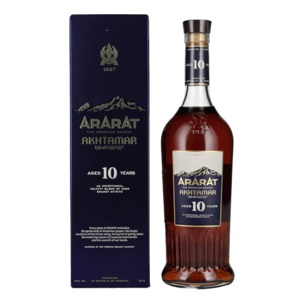Brandy Ararat 10* Akhtamar 40% 700 ml kartonik
