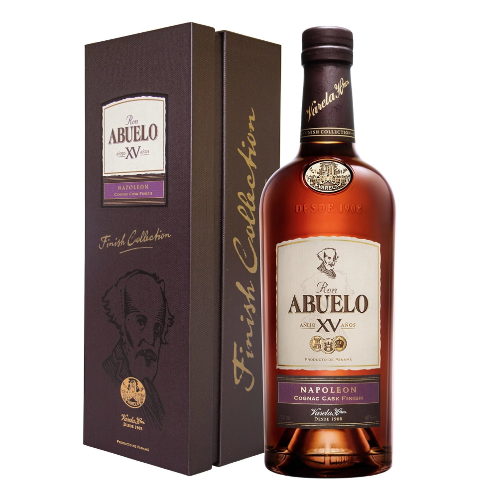 Rum Abuelo XV Napoleon Cognac Finish 40% 700 ml kartonik