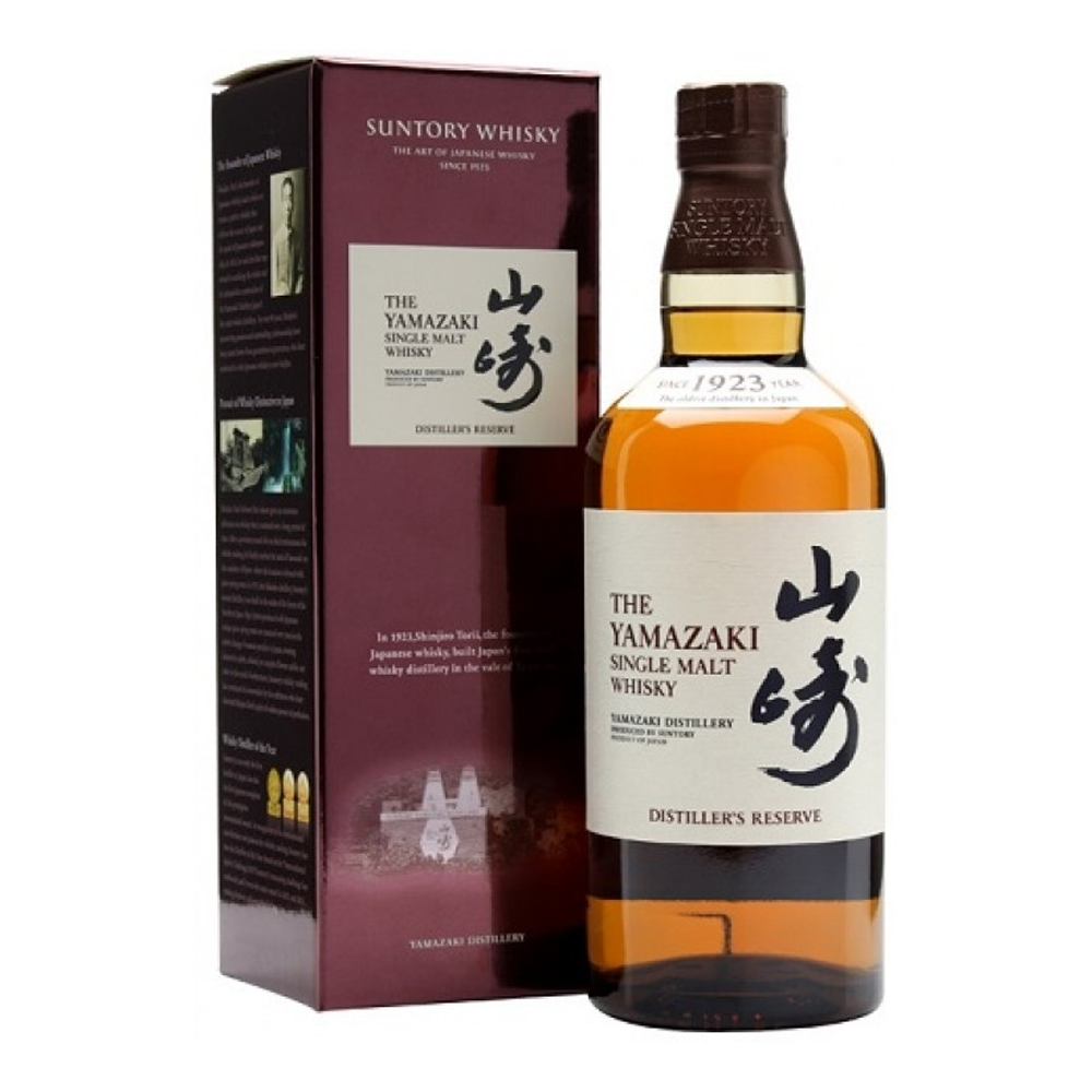Whisky Yamazaki Distillers Reserve 43% 700 ml zestaw