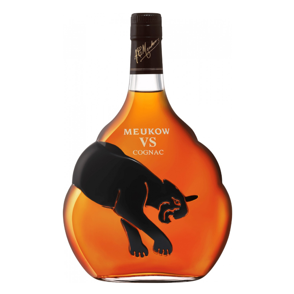 Koniak Meukow VS Black Panther 40% 1750 ml