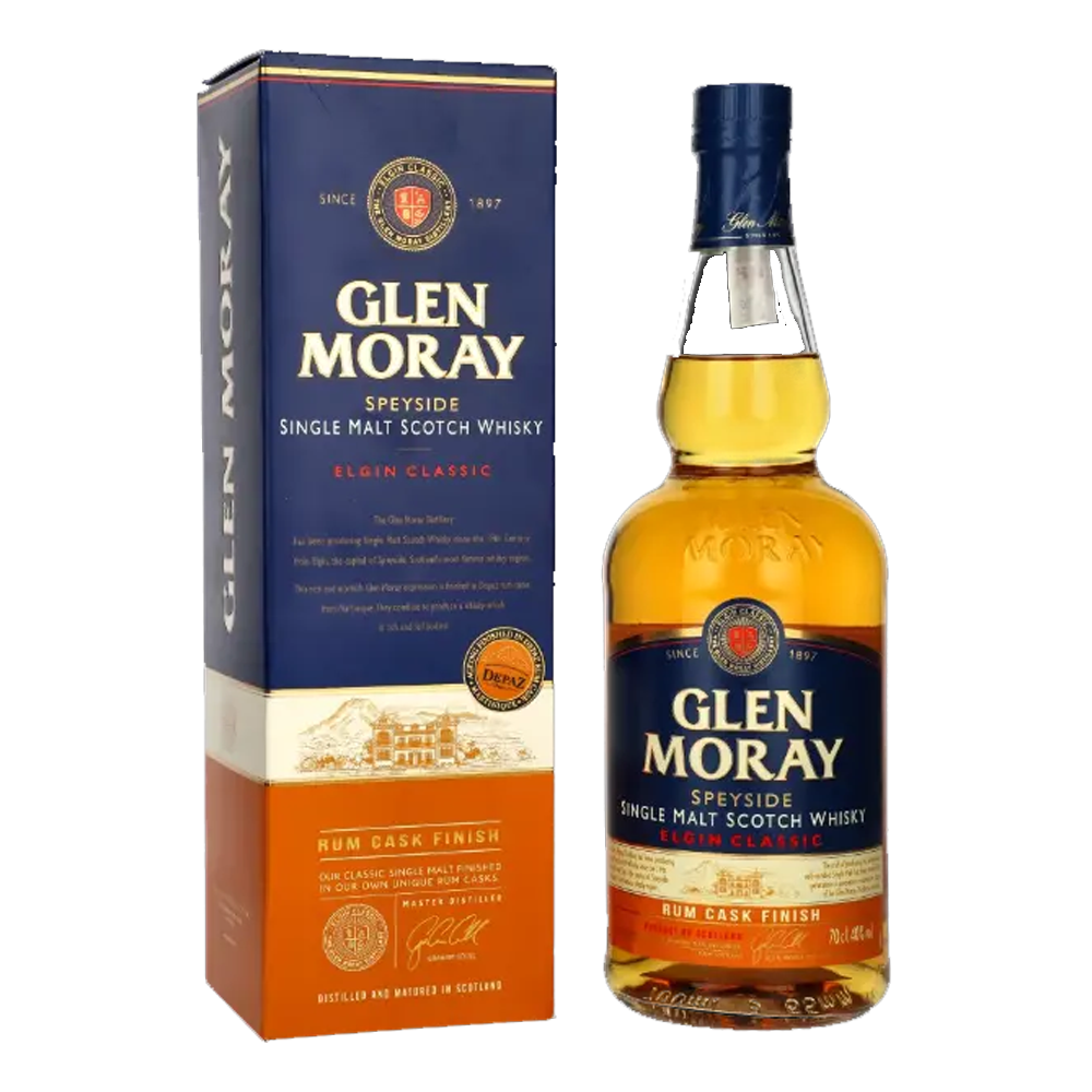Whisky Glen Moray Depaz Rum Finish 40% 700 ml kartonik