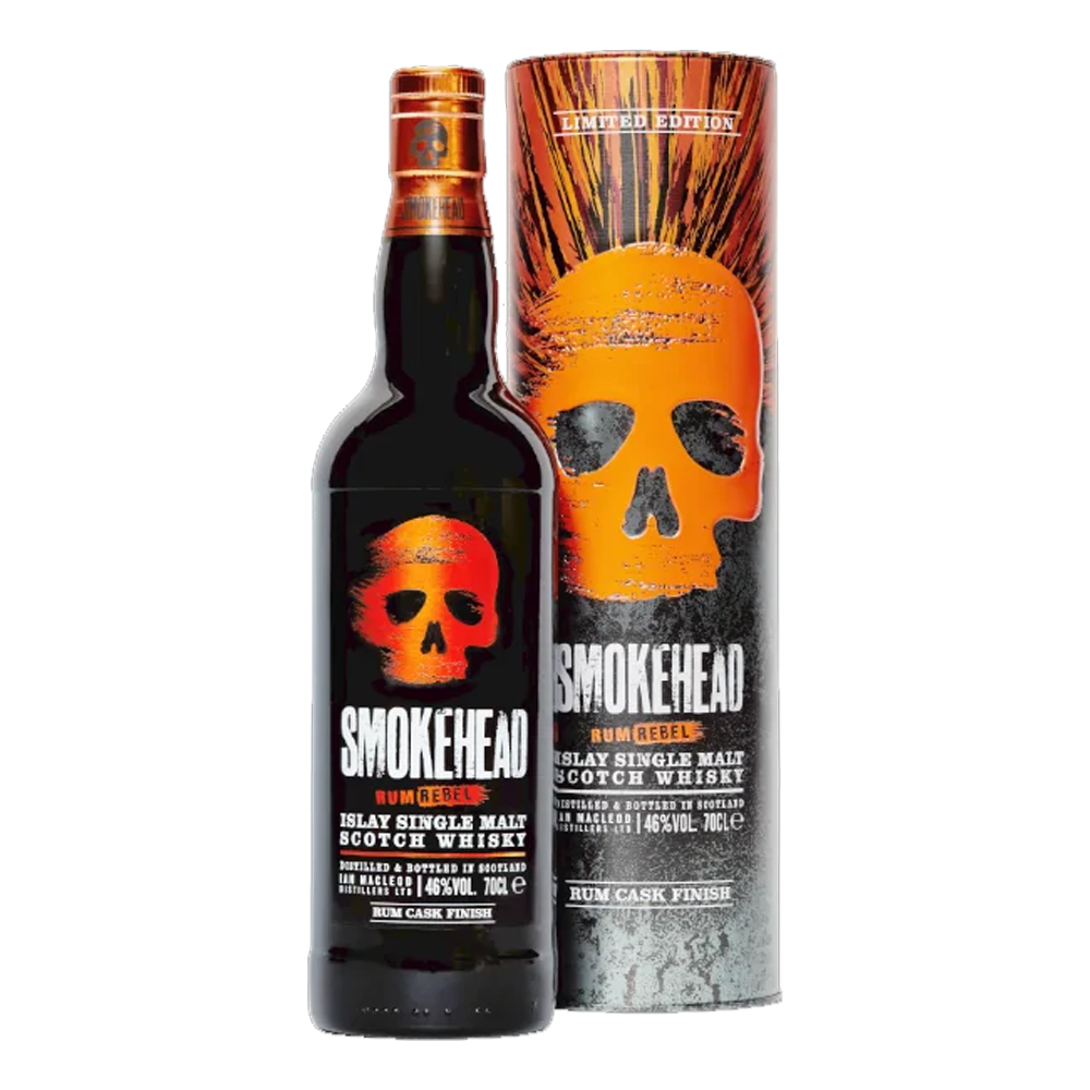 Whisky Smokehead Rum Rebel 46% 700 ml zestaw