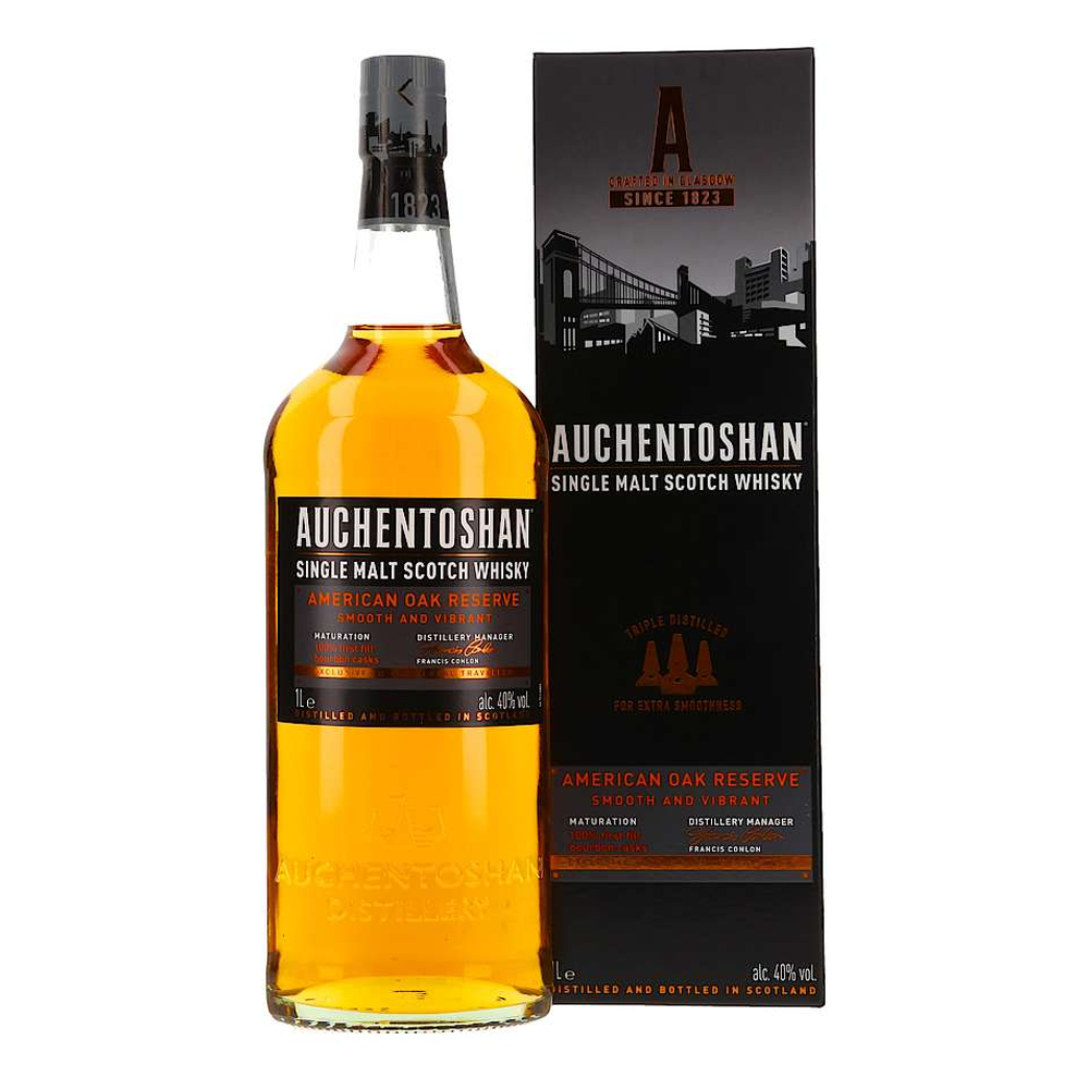 Whisky Auchentoshan American Oak 40% 1000 ml