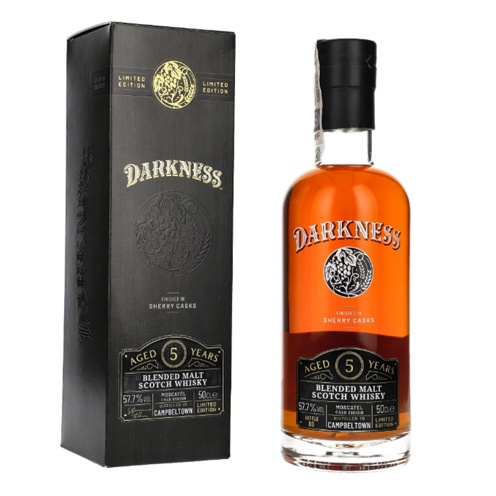 Whisky Darkness Campbeltown 5 YO 57,7% 500 ml