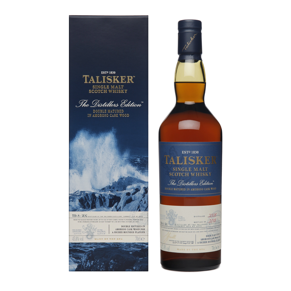 Whisky Talisker Distillers Edition 45,8% 700 ml zestaw