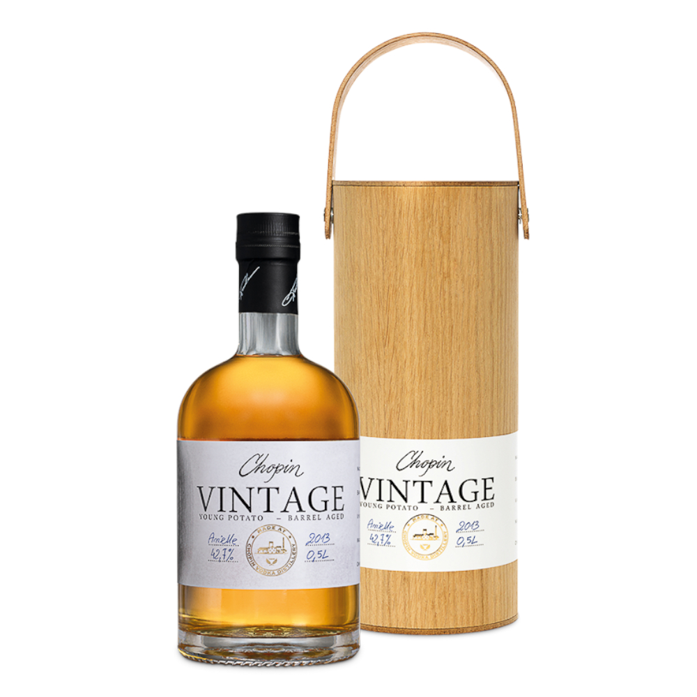 Wódka Chopin Vintage Young Potato Arielle 2013 42,7% 500 ml Tuba