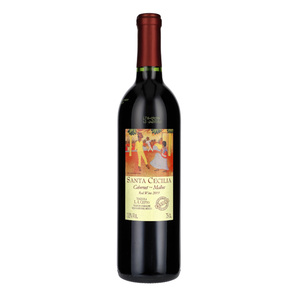 Wino La Cetto Santa Cecilia Cabernet Sauvignon Malbec 2019 12,5% czerwone wytrawne 750 ml