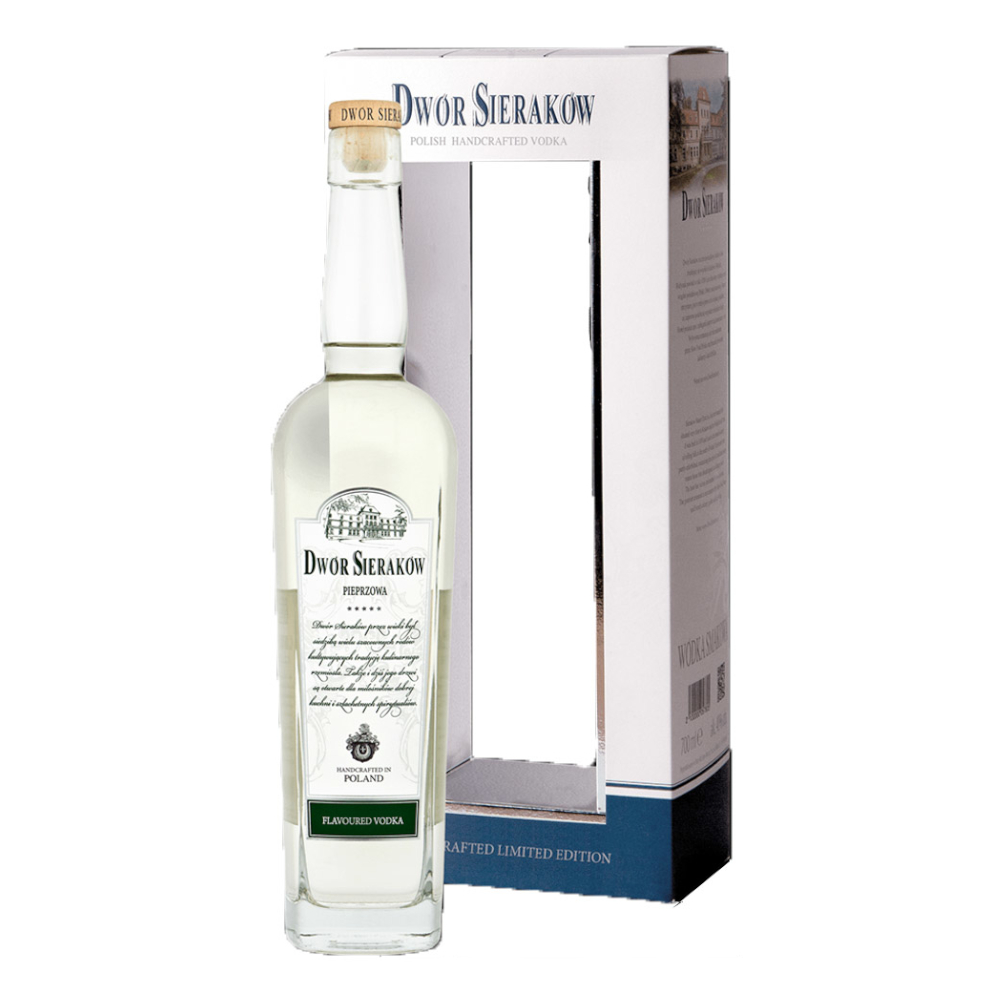 Wódka Dwór Sieraków Pieprzowa w pudełku 40% 700 ml