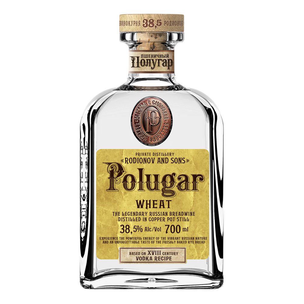 Wódka Polugar Pszeniczny 38,5% 700 ml