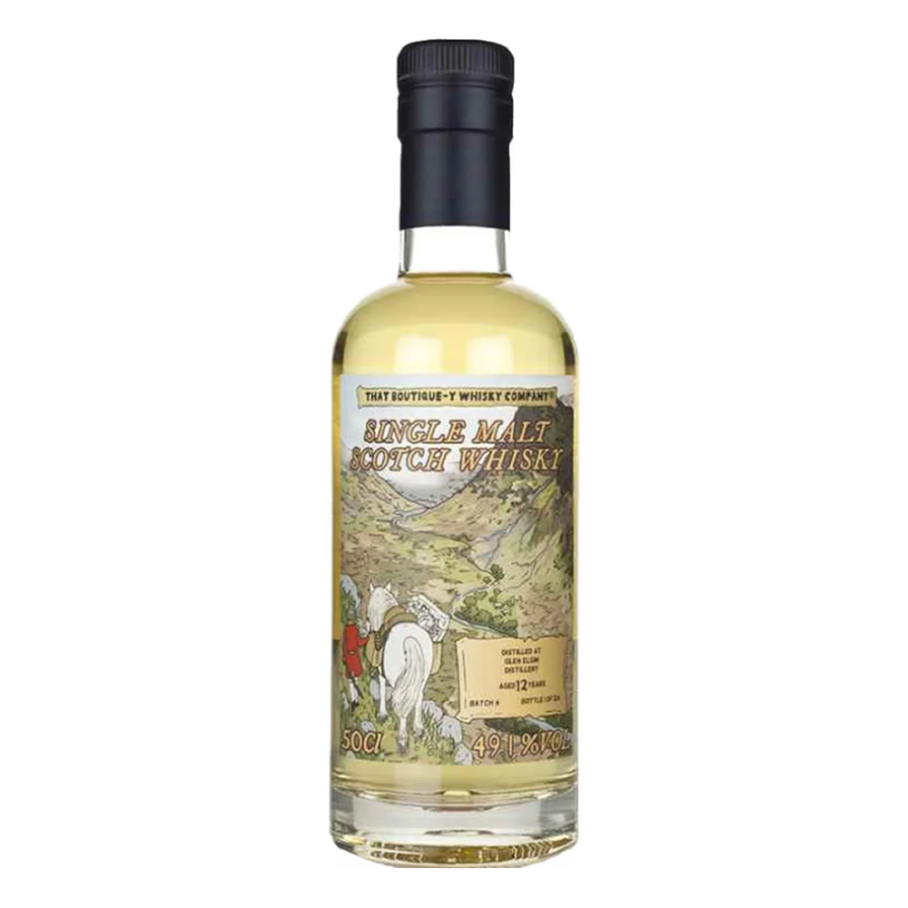 Whisky Glen Elgin 12 YO Batch 49,1% 500 ml zestaw