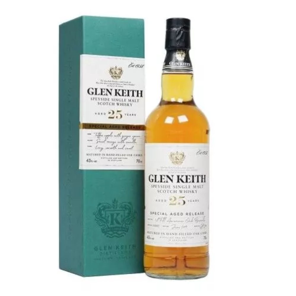 Whisky Glen Keith 25 YO 43% 700 ml