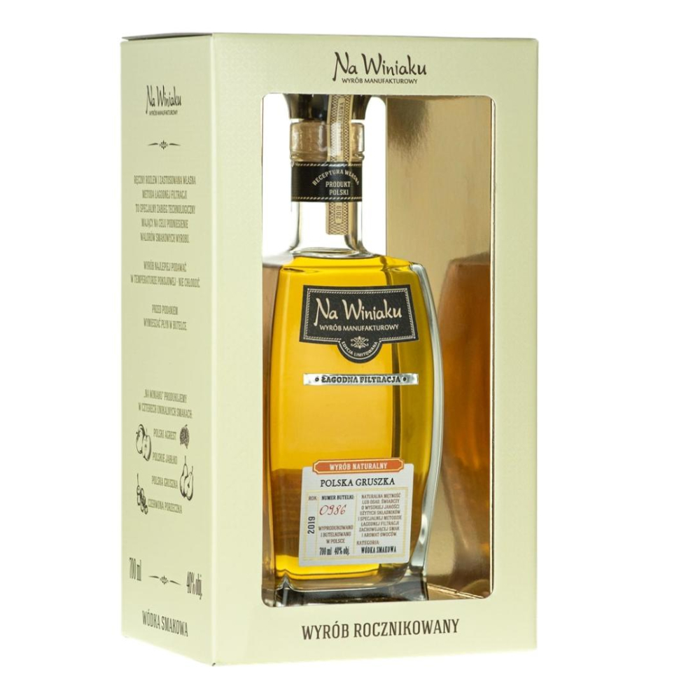 Wódka Na Winiaku Polska Gruszka 40% 700 ml