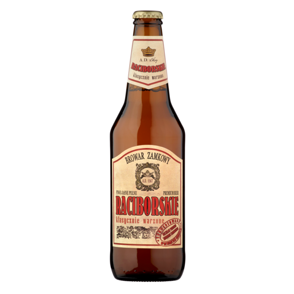Piwo Raciborskie Jasne Pełne 5% 500 ml