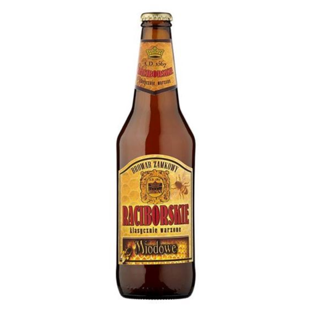 Piwo Raciborskie Miodowe 5,7% 500 ml
