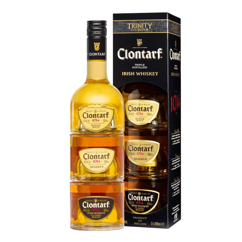 Whisky Clontarf Trinity Irish Whisky 40% 600 ml kartonik
