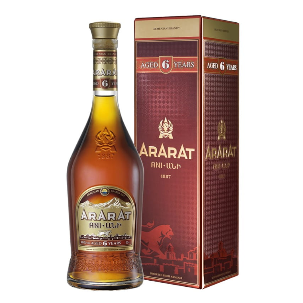 Brandy Ararat 6* Anniversary 40% 700 ml kartonik