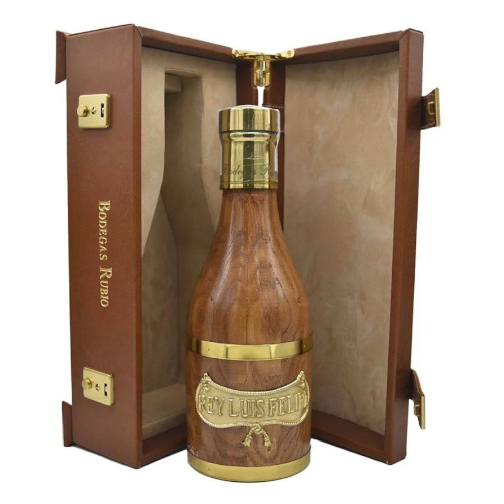 Brandy Luis Felipe Rey drewniana skrzynka 40% 700 ml