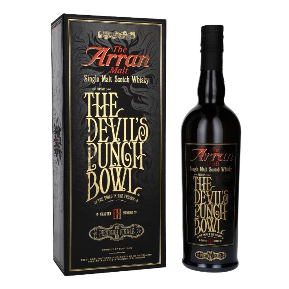 Whisky Arran Devils Punchbowl III 53,4% 700 ml zestaw prezentowy