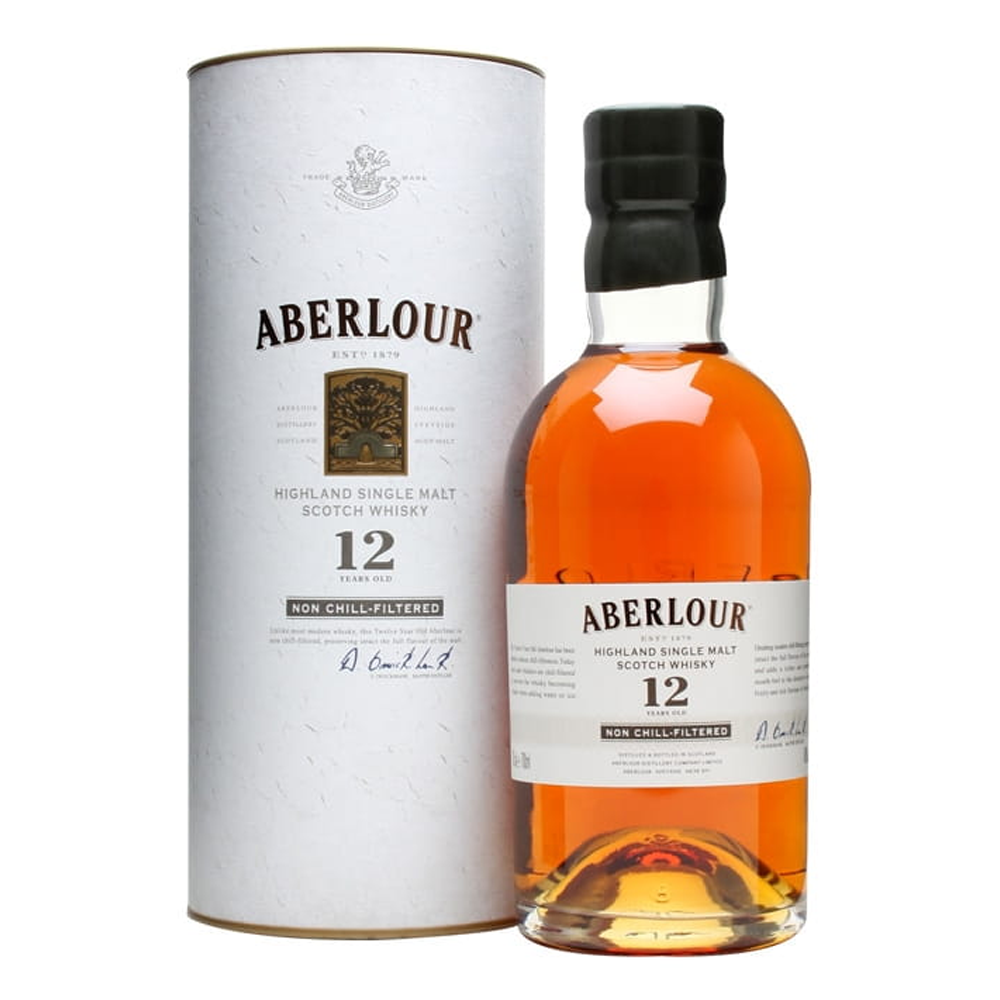 Whisky Aberlour 12 YO Unchillfiltered 48% 700 ml Tuba