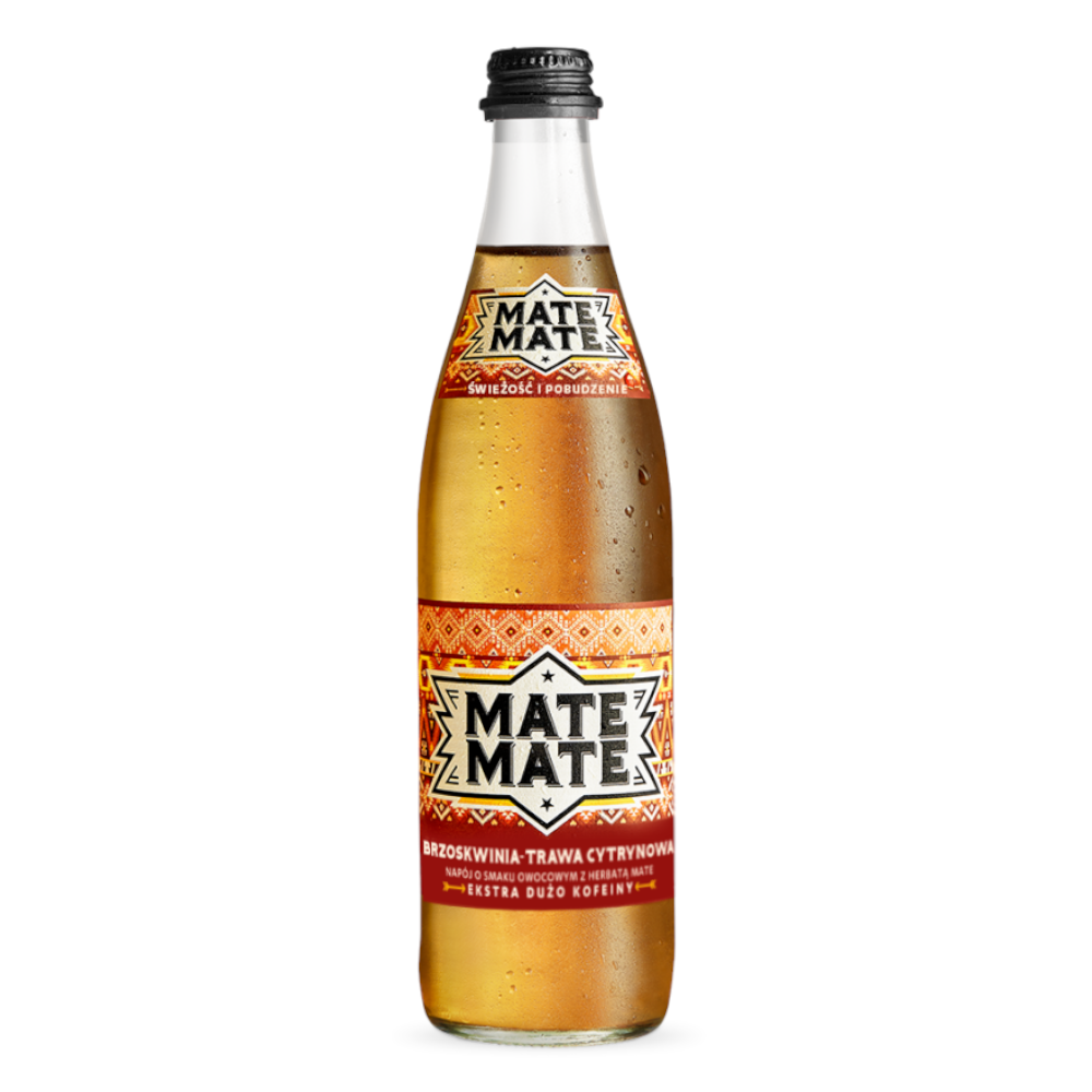 Napój Mate Mate Brzoskwinia/Trawa Cytrynowa 500 ml