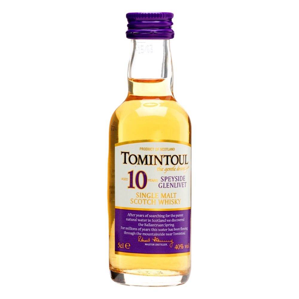 Whisky Miniaturka Tomintoul 10 YO 40% 50 ml