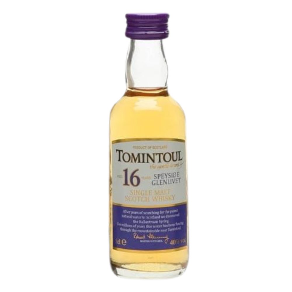 Whisky Miniaturka Tomintoul 16 YO 40% 50 ml