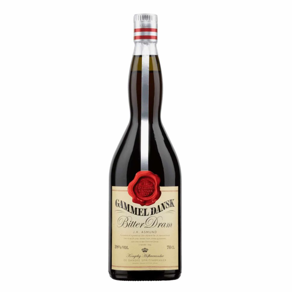 Likier Gammel Dansk Bitter Dram 38% 700 ml