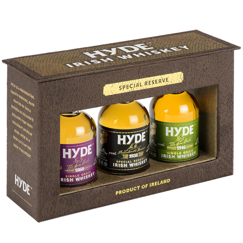 Whisky Hyde Set 46% 3x 50 ml
